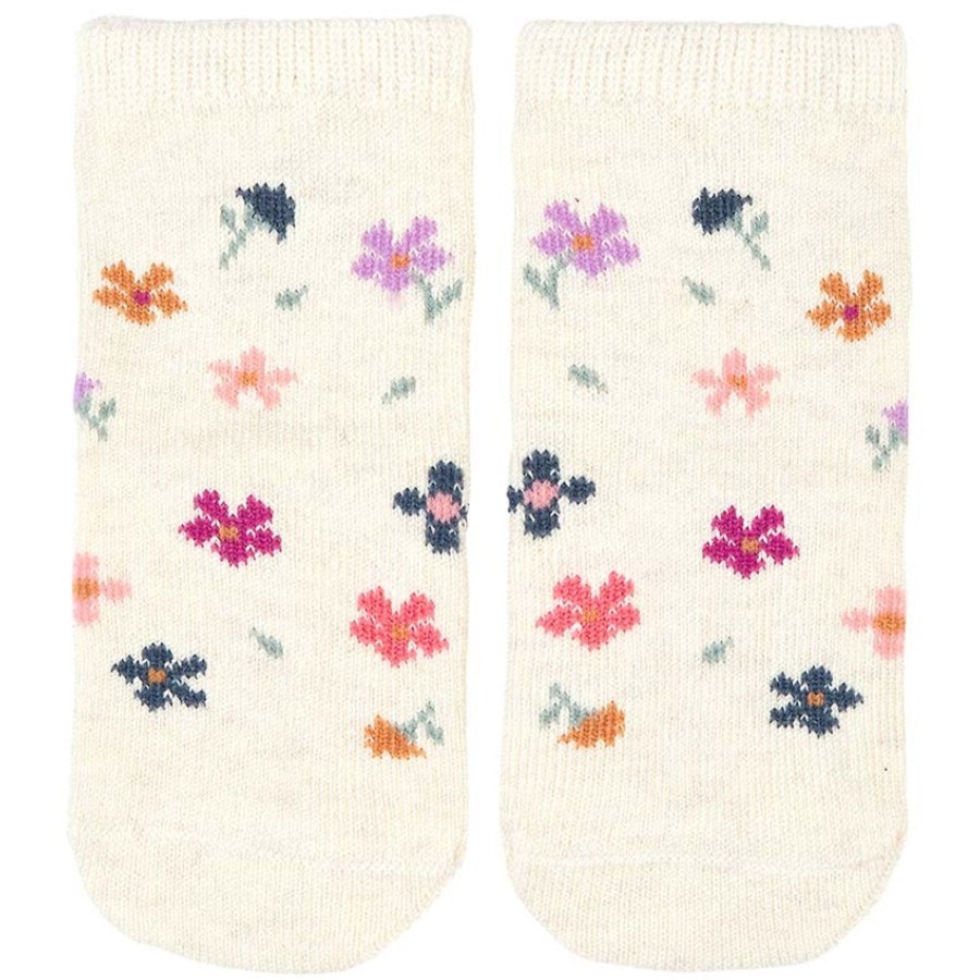 Baby [0-23M] Toshi Socks + Tights | Toshi Organic Ankle Jacquard Socks - Wild Flowers