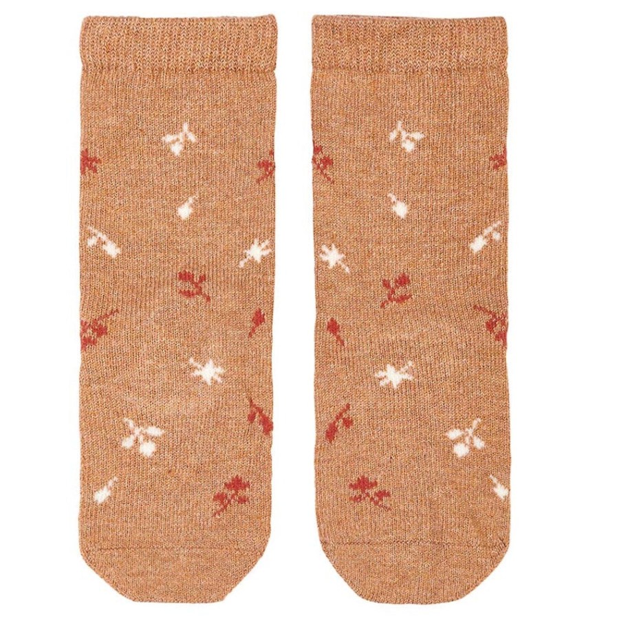 Child [2-14] Toshi Socks + Tights | Toshi Organic Knee Jacquard Socks - Maple Leaves