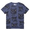 Child [2-14] Minti Tops | Minti Pixelled Animals Tee - Midnight