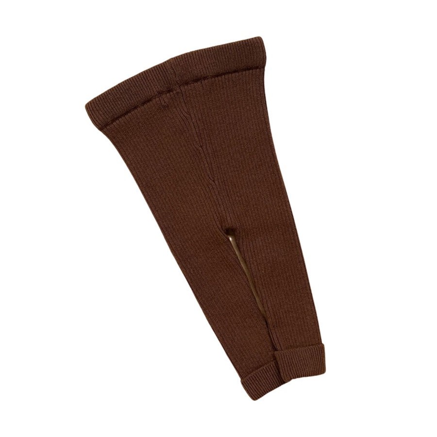 Child [2-14] Ziggy Lou Knitwear | Ziggy Lou - Leggings | Chocolate