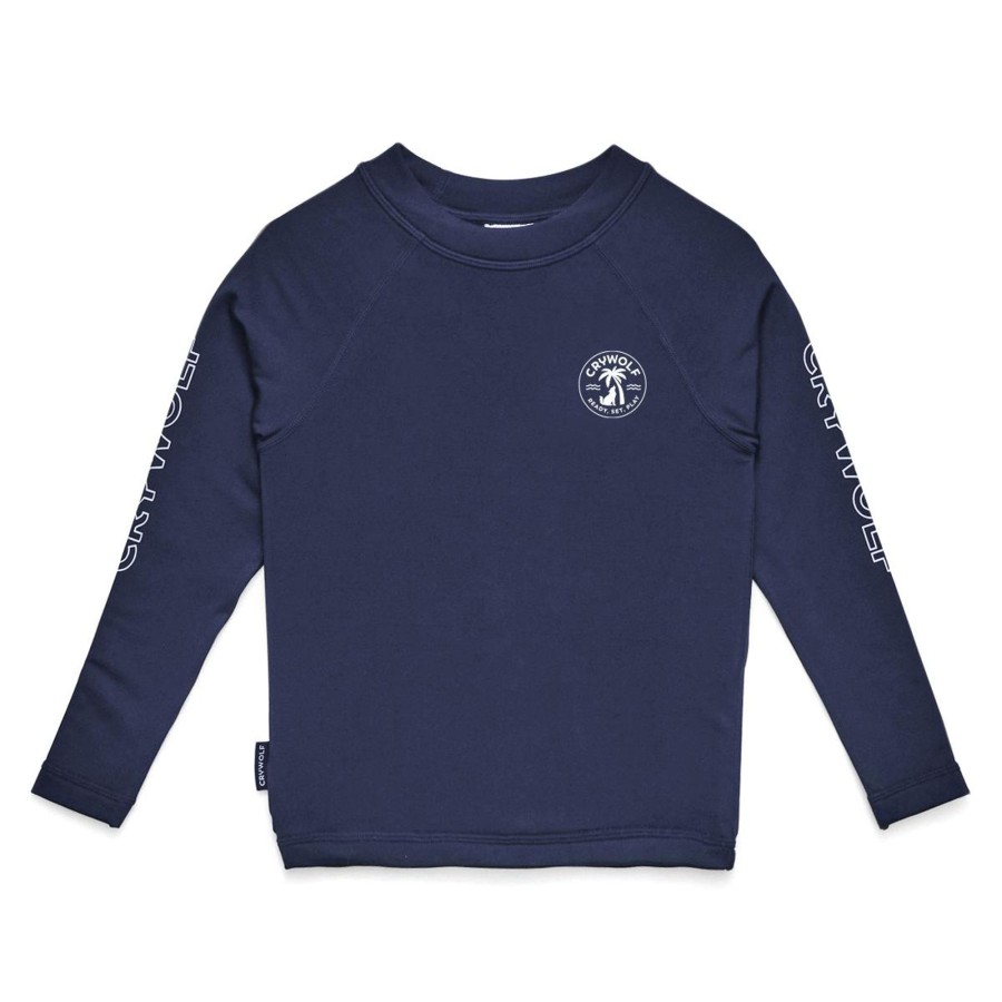 Child [2-14] Crywolf Swim | Crywolf Thermal Rash Vest Indigo