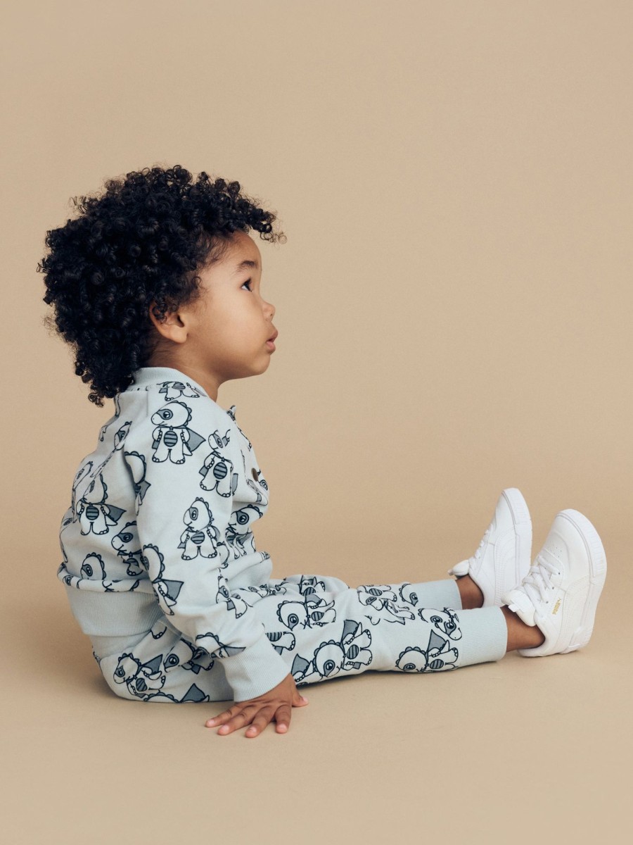 Child [2-14] Huxbaby Outerwear | Huxbaby Dino Hero Terry Bomber Jacket