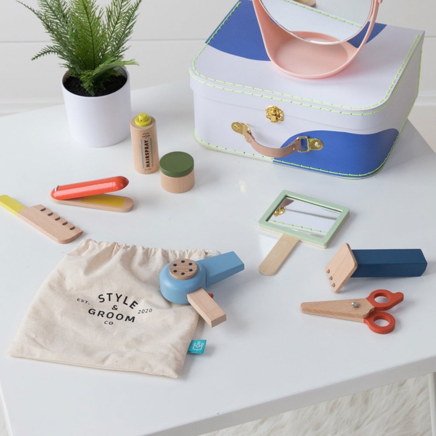 Play + Learn Manhattan Wooden Toys | Style & Groom Set