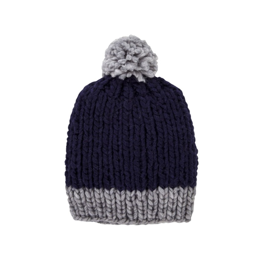 Child [2-14] Acorn Beanies | Acorn Traveller Chunky Beanie - Navy