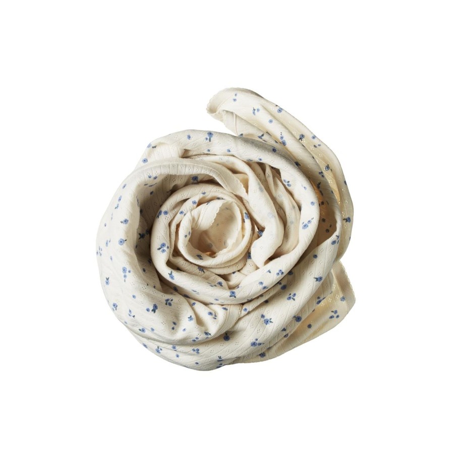 Baby [0-23M] Nature Baby Swaddles + Wraps | Nature Baby Wrap Pointelle - Daisy Print