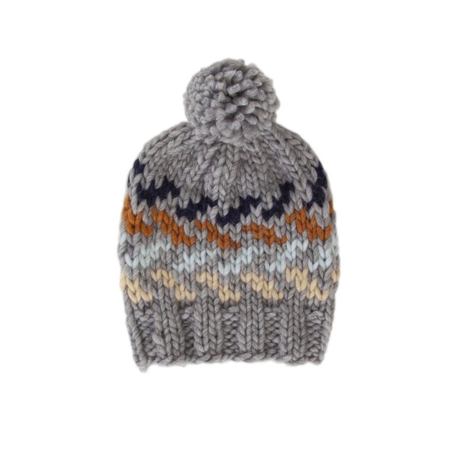 Child [2-14] Acorn Beanies | Acorn Stevie Beanie - Grey