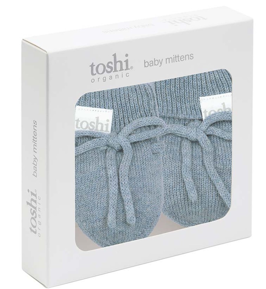 Baby [0-23M] Toshi Booties + Mittens | Toshi Organic Mittens - Marley / Storm