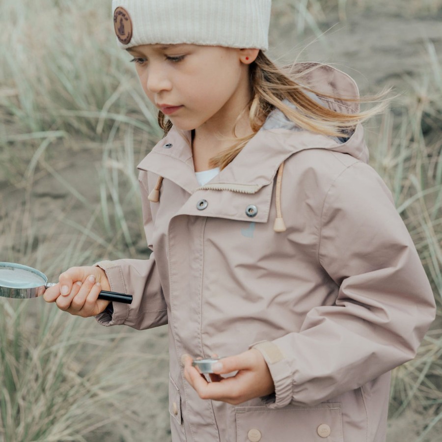 Child [2-14] Crywolf Rainwear | Crywolf Magic Jacket - Camel Nature Trail