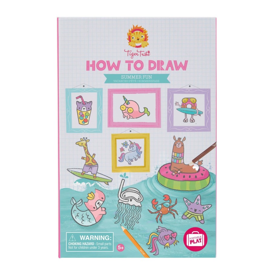 Play + Learn Tiger Tribe Activity Sets | How To Draw - Summer Fun