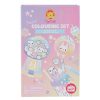 Play + Learn Tiger Tribe Activity Sets | Pastel Colouring Set - Kawaii Cafe