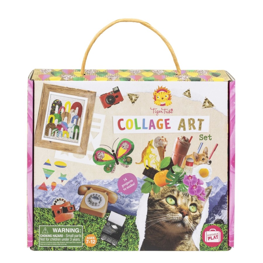 Play + Learn Tiger Tribe Activity Sets | Collage Art Set