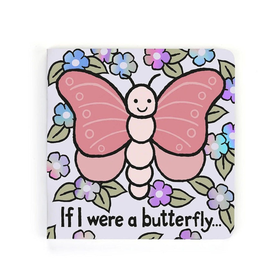 Baby [0-23M] Jellycat Books + Flash Cards | Jellycat - If I Were A Butterfly