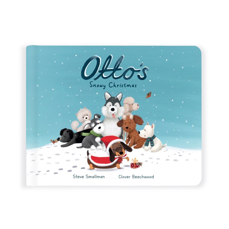 Baby [0-23M] Jellycat Books + Flash Cards | Jellycat Otto'S Snowy Christmas Book