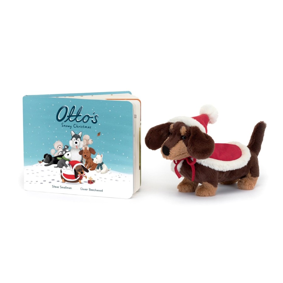 Baby [0-23M] Jellycat Books + Flash Cards | Jellycat Otto'S Snowy Christmas Book