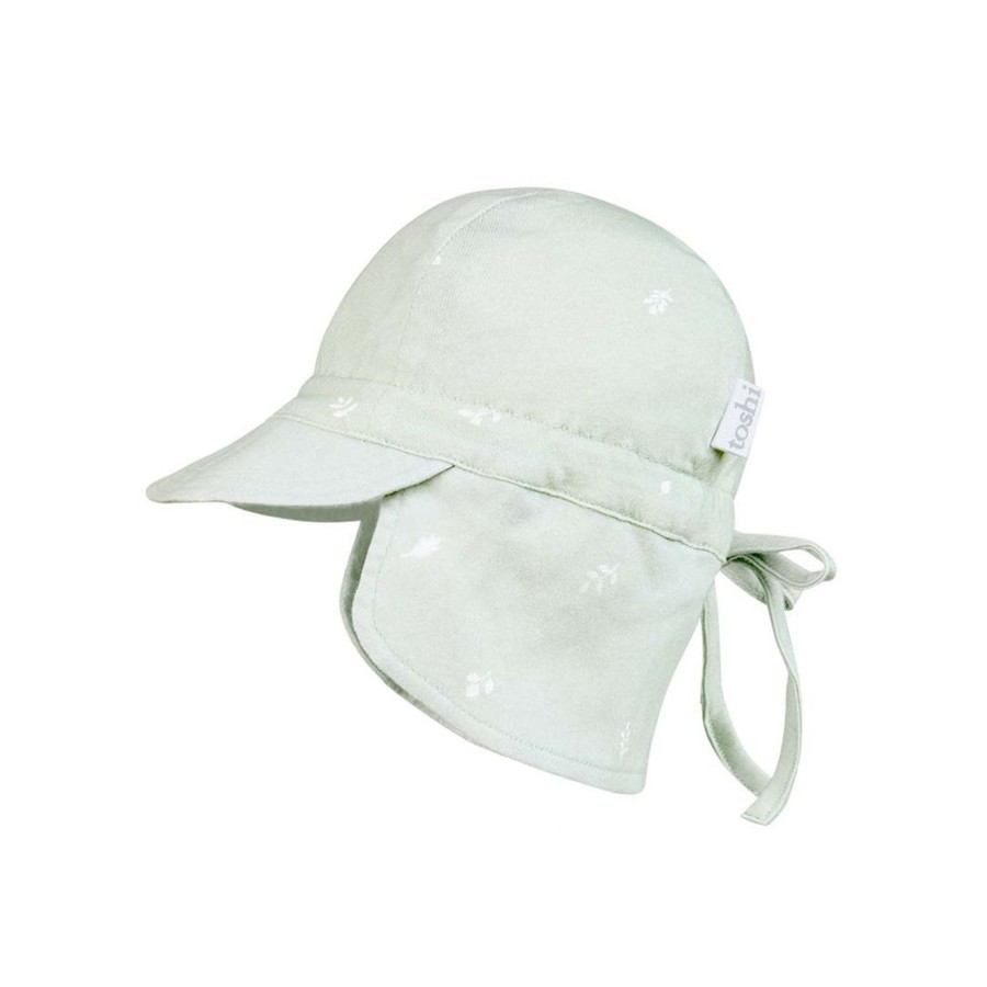 Baby [0-23M] Toshi Hats | Toshi Baby Flap Cap - Elm