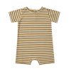 Child [2-14] Rylee + Cru Overalls + Playsuits | Rylee + Cru Dash Romper - Chartreuse Stripe