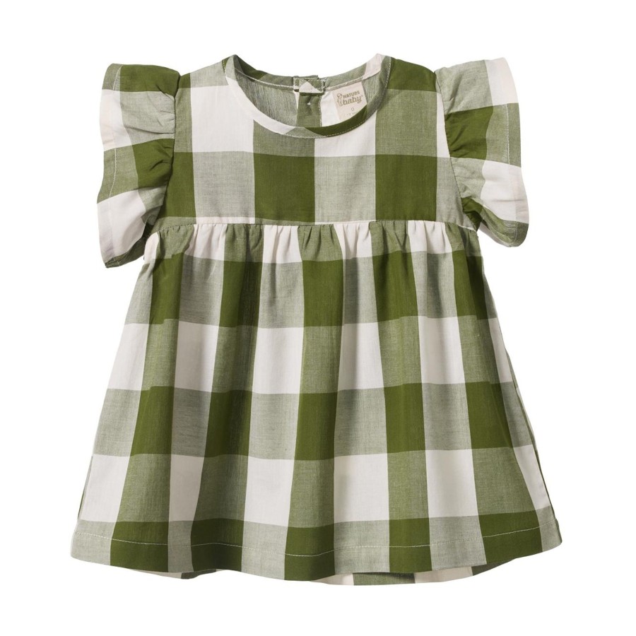 Baby [0-23M] Nature Baby Dresses | Nature Baby Bonnie Dress - Jungle Check