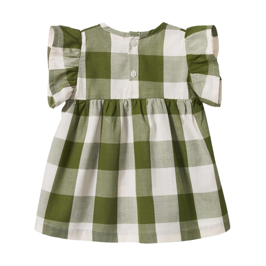 Baby [0-23M] Nature Baby Dresses | Nature Baby Bonnie Dress - Jungle Check