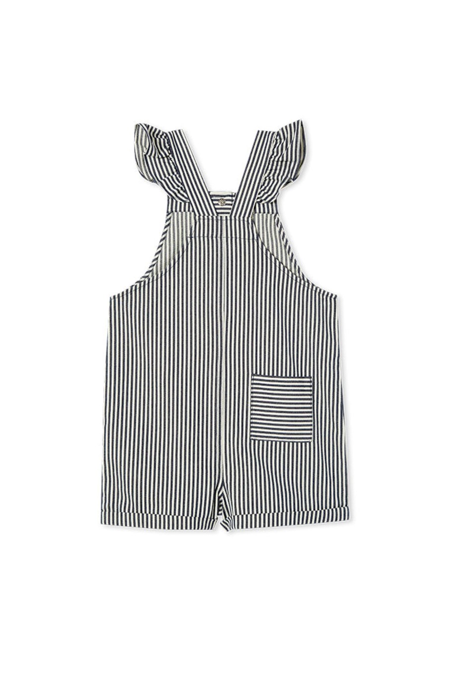 Child [2-14] Milky Overalls + Playsuits | Milky Girl Stripe Overall