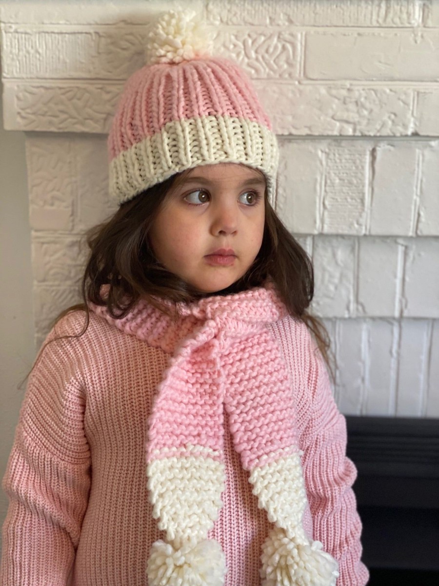 Child [2-14] Acorn Beanies | Acorn Traveller Chunky Beanie - Pink