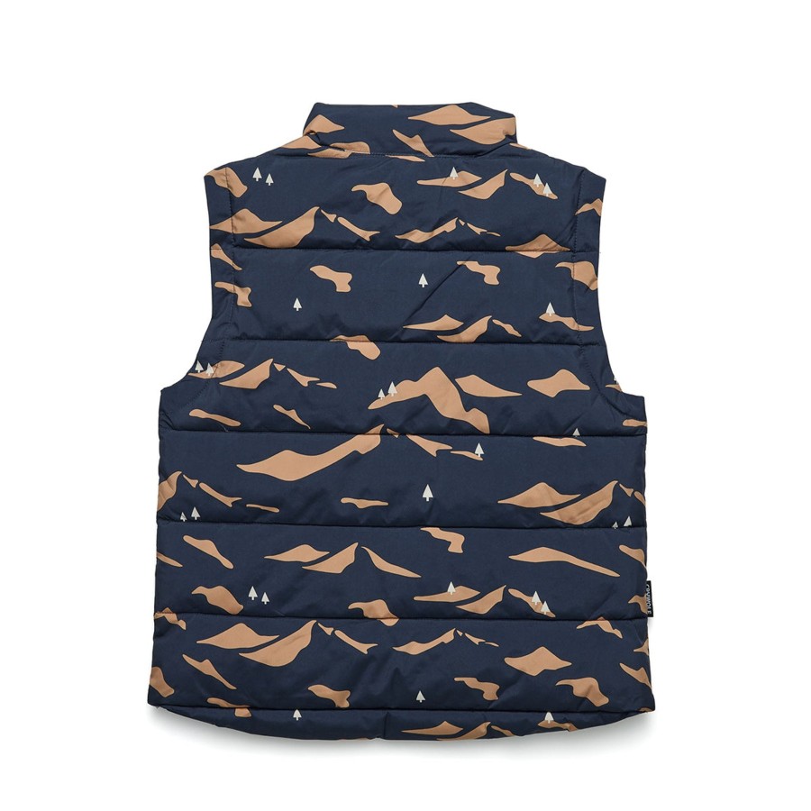 Child [2-14] Crywolf Outerwear | Crywolf Reversible Vest - Great Outdoors