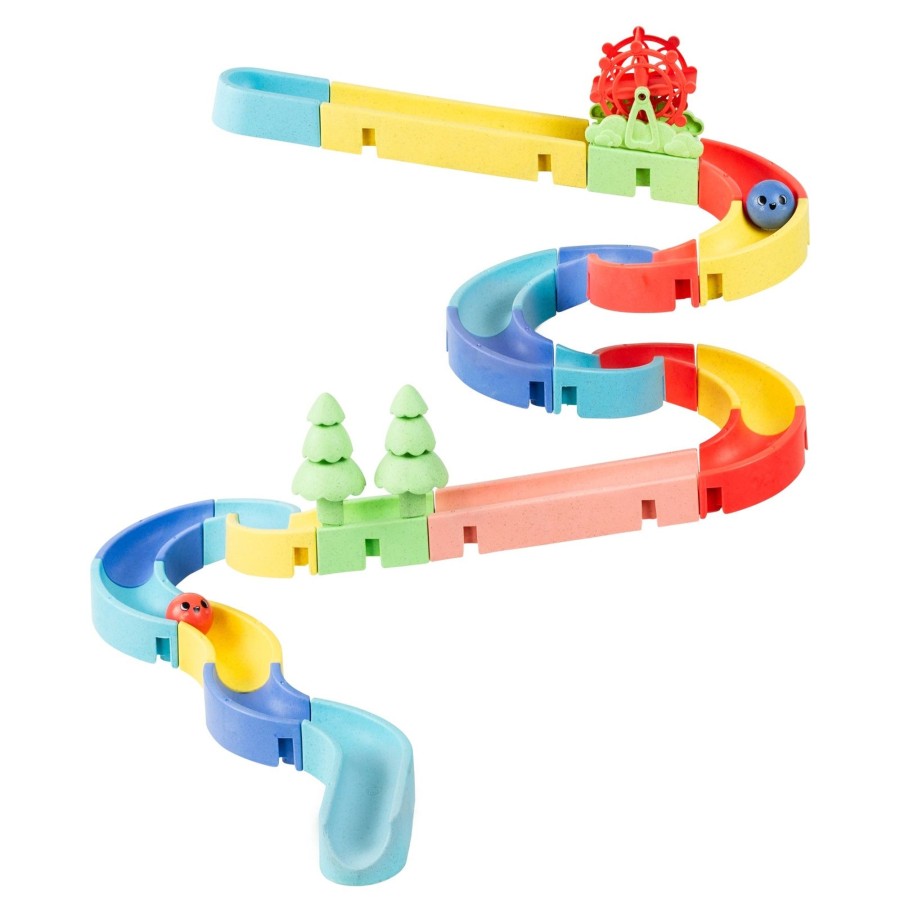 Play + Learn Tiger Tribe Bath Toys | Waterslide - Marble Run (Eco)