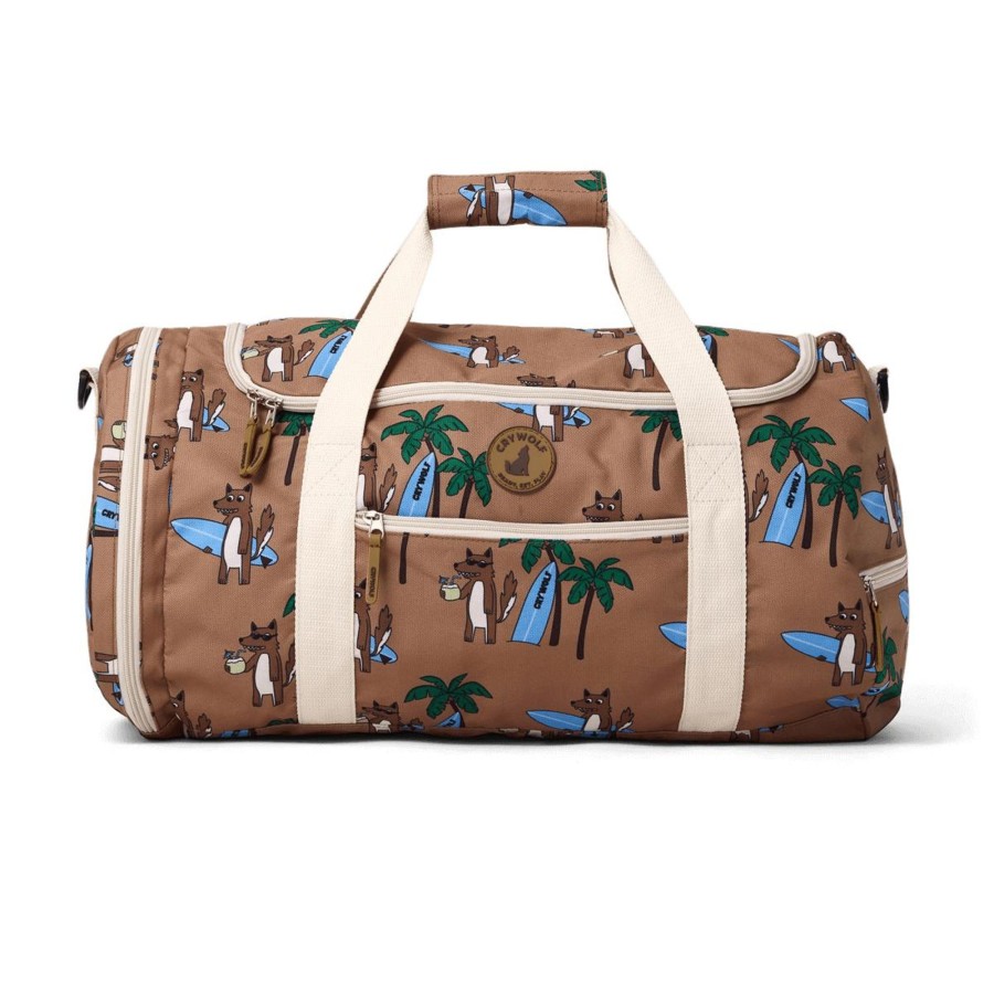 Child [2-14] Crywolf Bags + Mealtime | Crywolf Packable Duffel Surf'N Mr Wolf