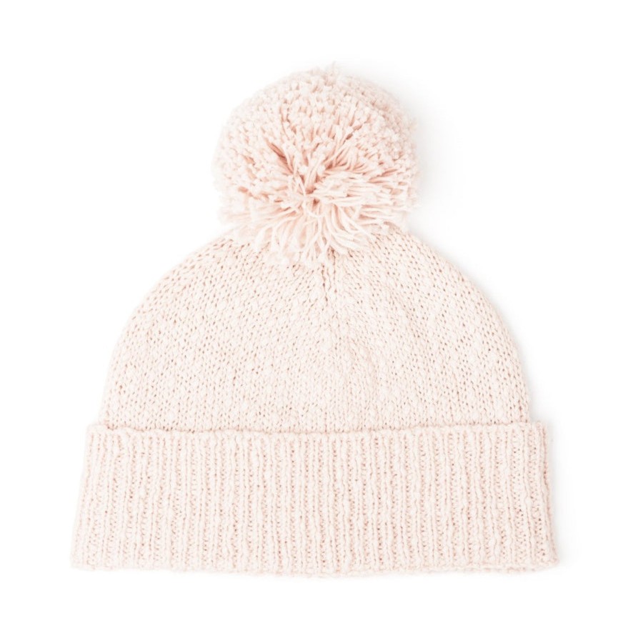 Baby [0-23M] Grown Beanies | Grown Organic Textured Beanie - Pink Salt