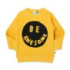 Baby [0-23M] Minti Jumpers | Minti Be Awesome Furry Crew - Mustard