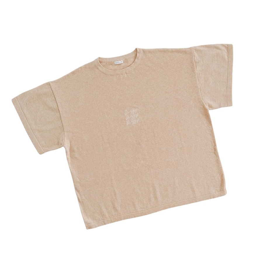 Baby [0-23M] Ziggy Lou Knitwear | Ziggy Lou - Signature Tee | Sand Fleck