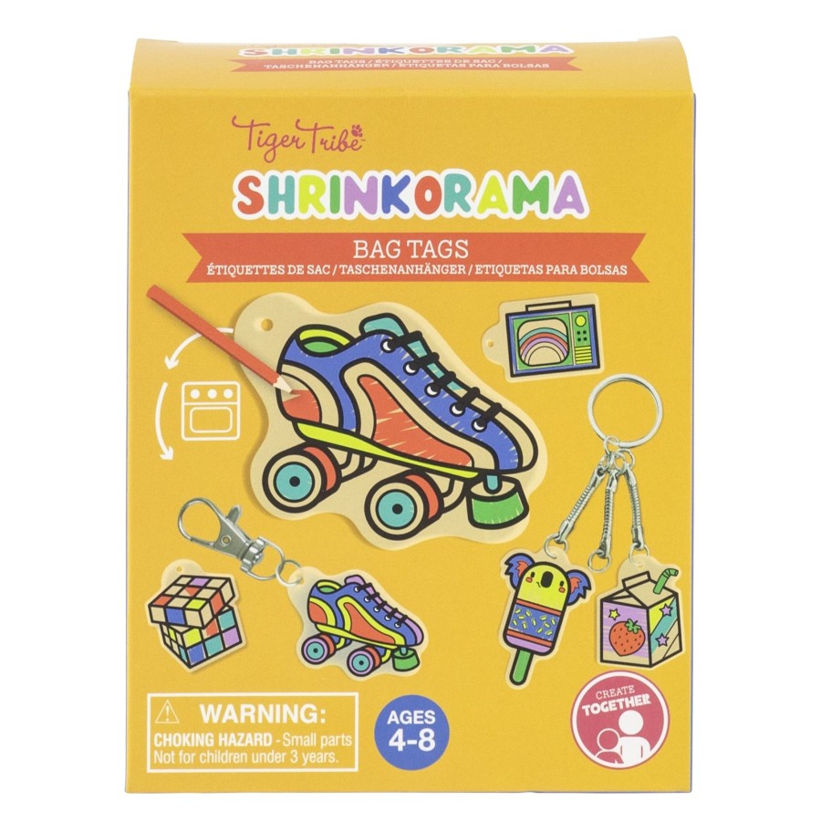 Play + Learn Tiger Tribe Small + Fun | Shrinkorama - Bag Tags