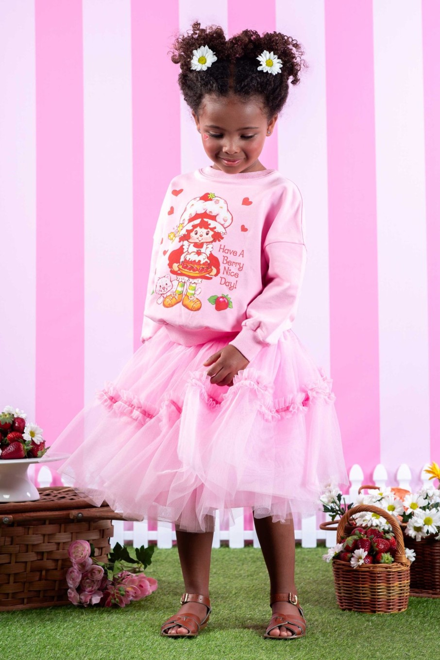 Child [2-14] Rock Your Baby Bottoms | Rock Your Baby Tulle Skirt - Strawberry Shortcake