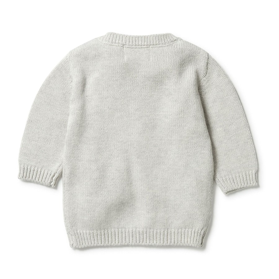 Child [2-14] Wilson & Frenchy Jumpers | Wilson And Frenchy Knitted Mini Cable Jumper - Grey Melange