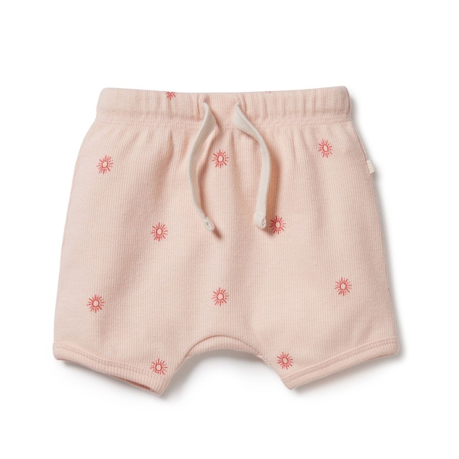 Baby [0-23M] Wilson & Frenchy Bottoms | Wilson And Frenchy Organic Tie Front Short Petit Soleil