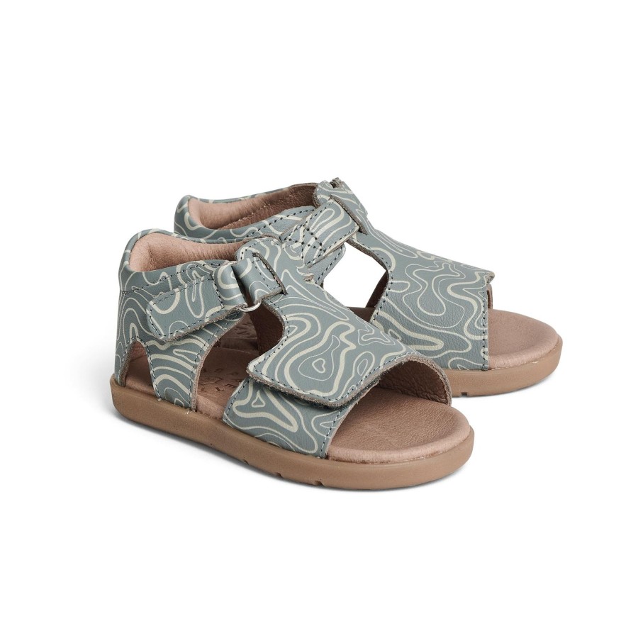 Baby [0-23M] Pretty Brave Footwear | Pretty Brave Bailey - Blue Ripple