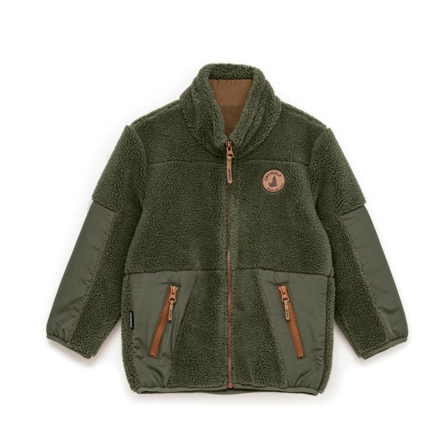 Child [2-14] Crywolf Outerwear | Crywolf Yeti Jacket - Khaki