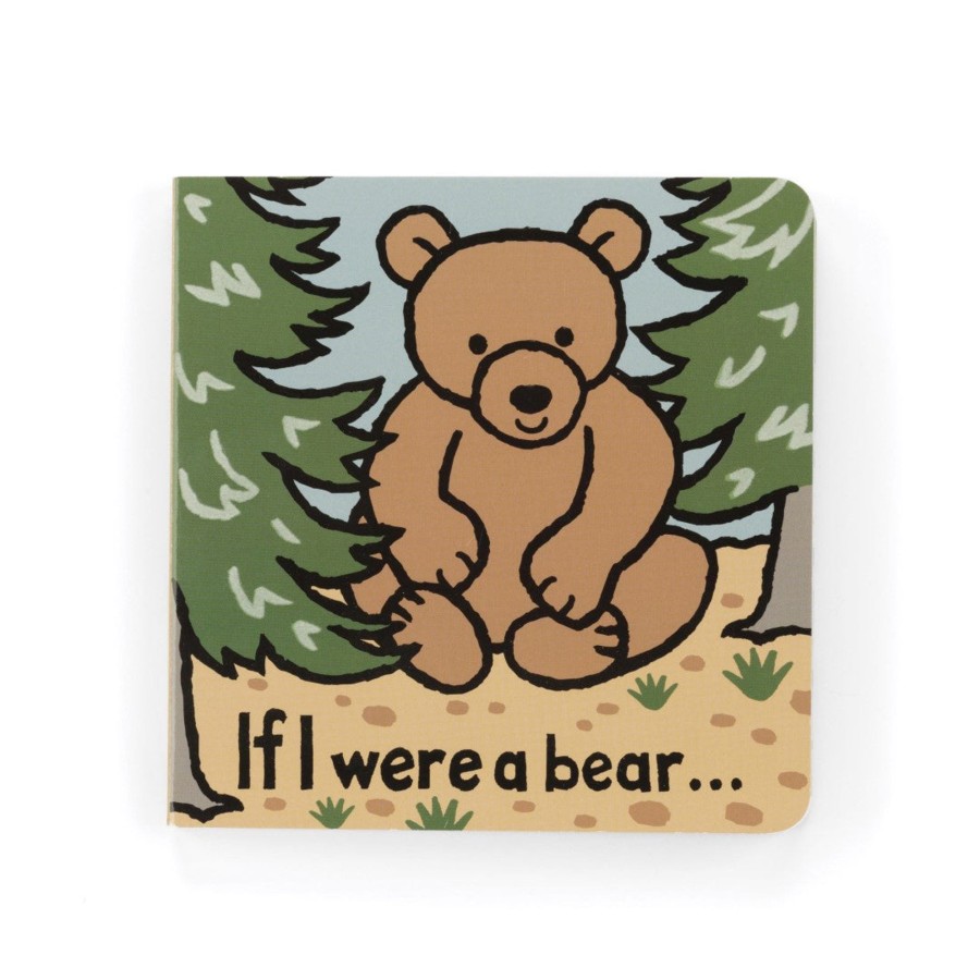 Baby [0-23M] Jellycat Books + Flash Cards | Jellycat - If I Were A Bear Board Book