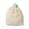 Baby [0-23M] Wilson & Frenchy Beanies | Wilson And Frenchy Knitted Cable Hat - Sand Melange