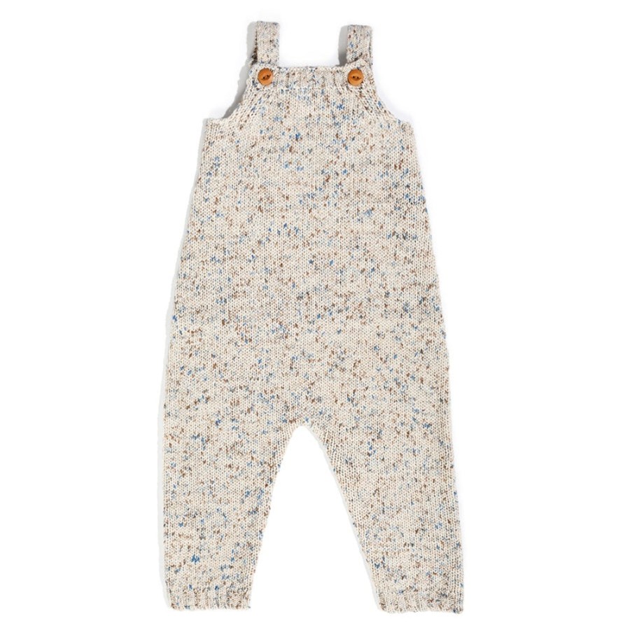 Child [2-14] Grown Overalls + Playsuits | Grown Organic Funfetti Overalls - Sea