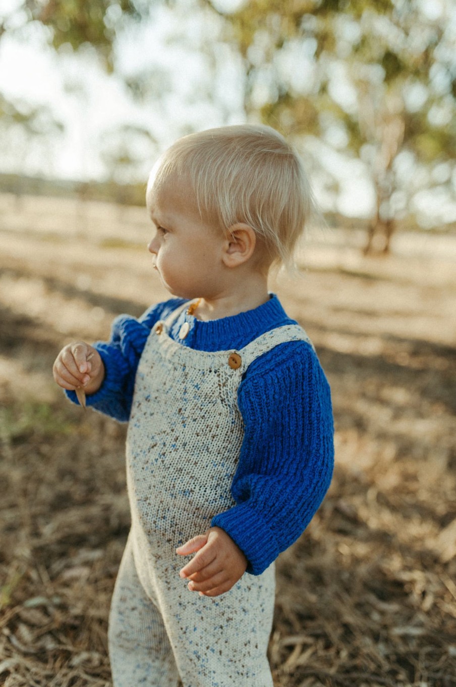 Child [2-14] Grown Overalls + Playsuits | Grown Organic Funfetti Overalls - Sea