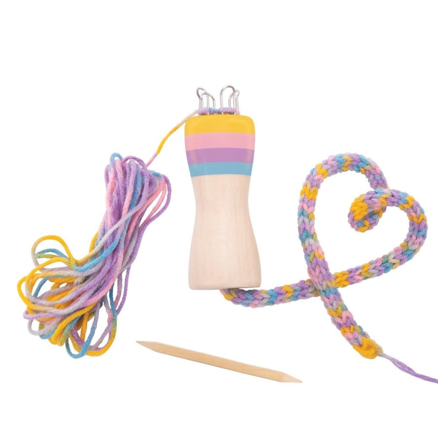 Play + Learn IS GIFT Craft | Rainbow French Knitting