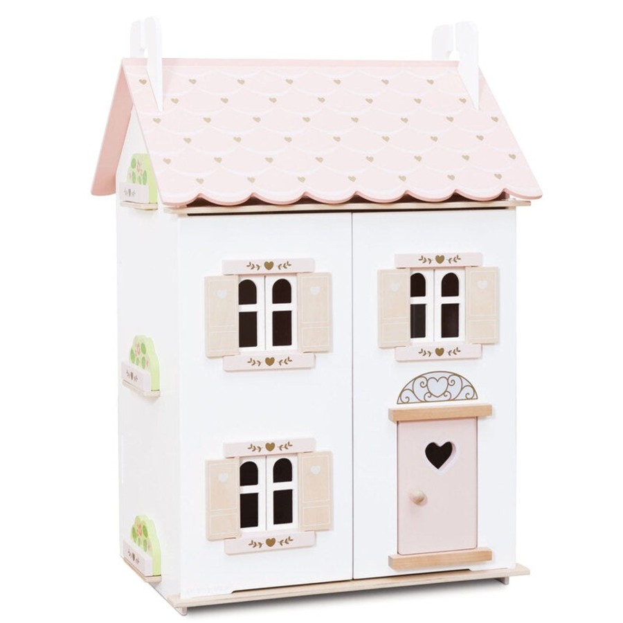 Play + Learn Le Toy Van Doll Houses | Daisylane Rose Heart Doll House