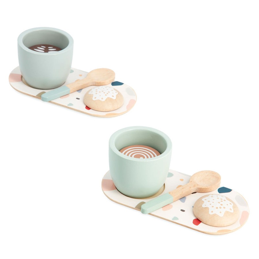 Play + Learn Janod Wooden Toys | Janod - Italian-Style Coffee Set