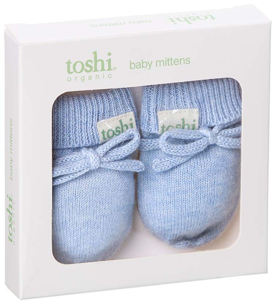 Baby [0-23M] Toshi Booties + Mittens | Toshi Organic Mittens - Marley / Dusk