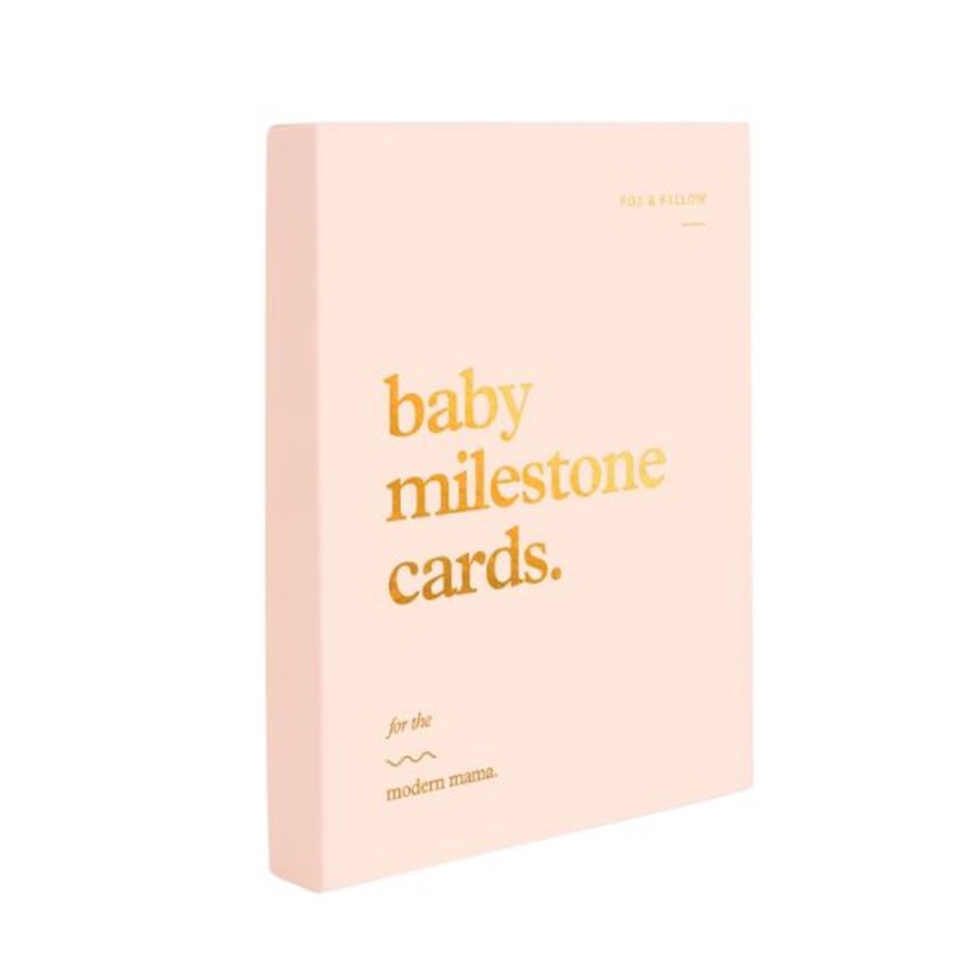 Baby [0-23M] Fox & Fallow Milestones | Fox & Fallow Baby Milestone Cards - Cream