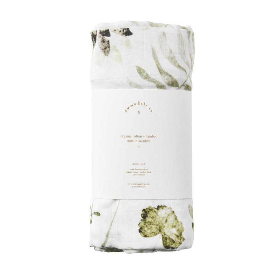 Baby [0-23M] Emma Kate Co. Swaddles + Wraps | Emma Kate Co. Baby Swaddle - Garden Dweller