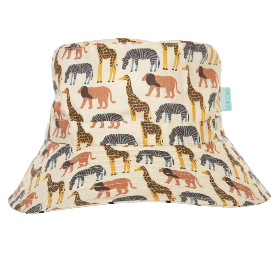 Child [2-14] Acorn Hats | Acorn Wide Brim Bucket Hat - Safari Broad