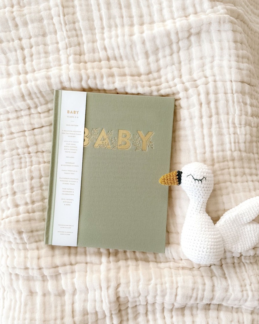 Grown Ups Fox & Fallow | Fox & Fallow Mini Baby Book - Sage