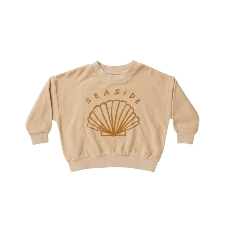 Grown Ups Rylee + Cru | Rylee + Cru Mama Terry Crewneck - Seaside