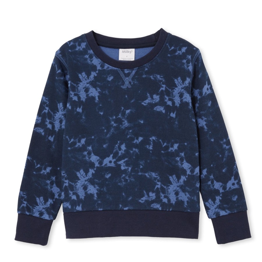 Child [2-14] Milky Jumpers | Milky Fleece Sweat - Tie Dye